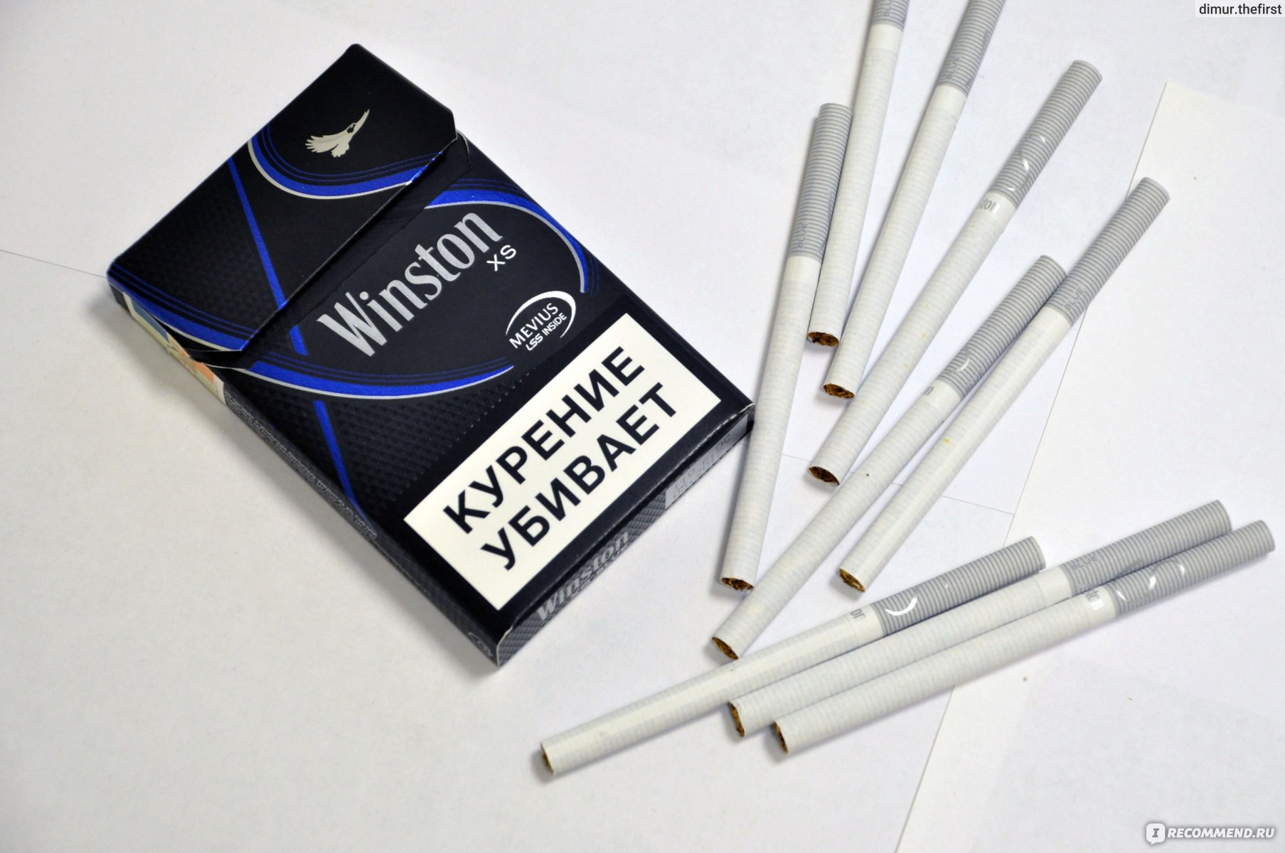сигареты винстон синий фото