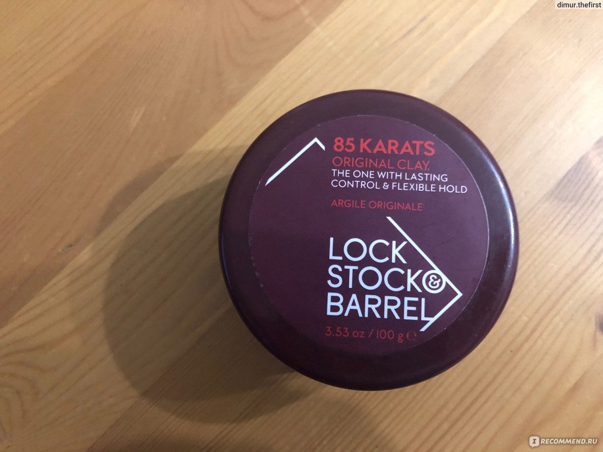 Глина для укладки волос Lock Stock & Barrel 85 Karats Shaping Clay ...