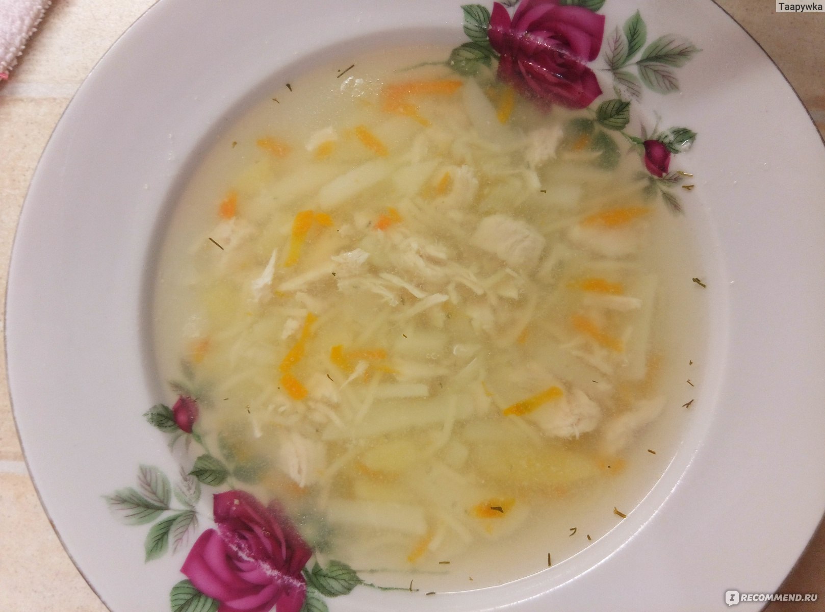 Легкий детский вермишелевый суп