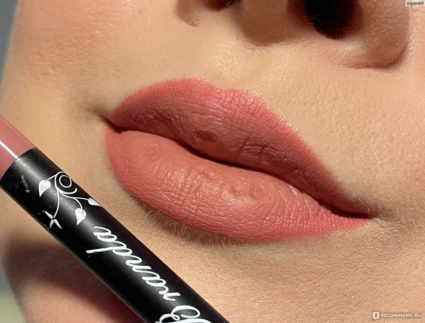 Карандаш для губ Landa Branda Longlasting gel lipliner - «Ну очень  бюджетный гелевый карандаш для губ от Landa Branda. Отличное качество и  приятная формула. » | отзывы