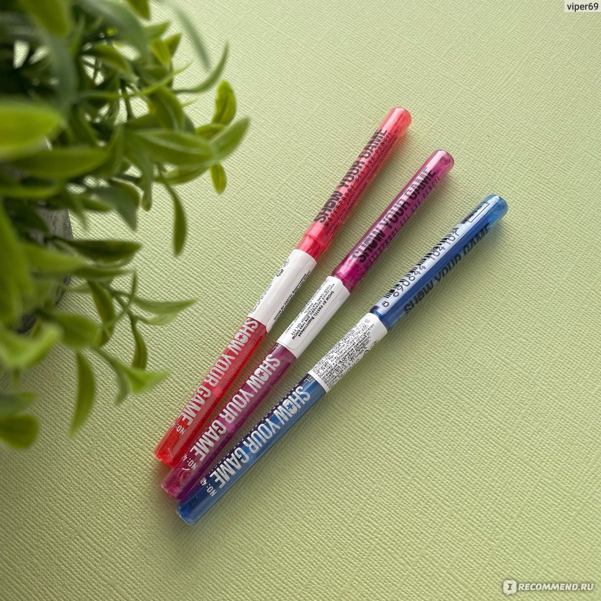 Карандаш для глаз Pastel Show Your Game Waterproof Gel Eye Pencil -  «Цветные автоматические карандаши для глаз от Pastel. Оттенки: 408, 409,  410. Свотчи и макияжи ⇨ » | отзывы