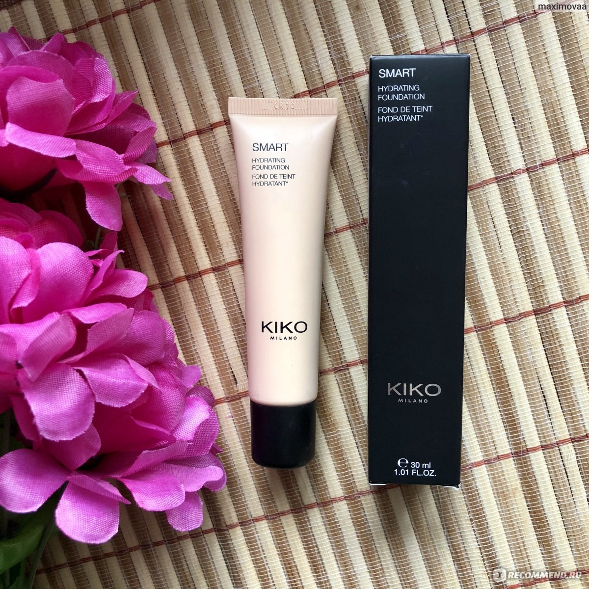 Hydrating foundation. Kiko Milano Smart Hydrating Foundation. Тональный флюид Кико. Kiko Milano тональный Smart Hydrating Foundation. Kiko Milano Smart Hydrating Foundation оттенки.