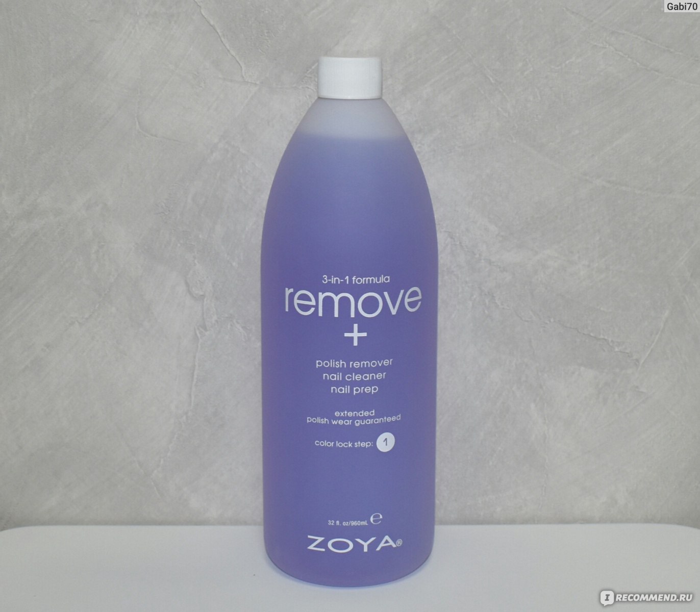 Средство для снятия лака ZOYA Remove Plus Nail Polish Remover - «ZOYA  Remove Plus Nail Polish Remover бережно относится к ногтям» | отзывы
