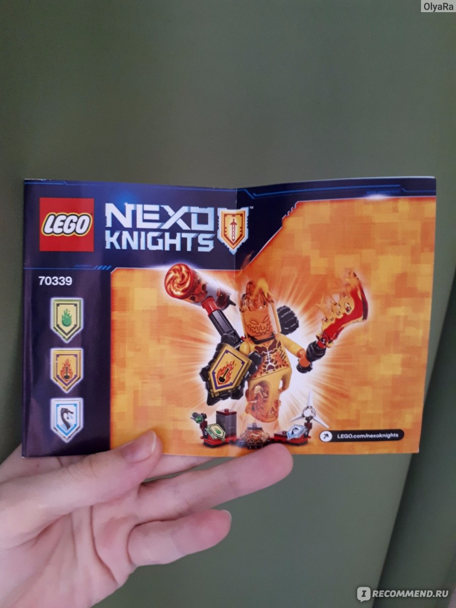 Lego Nexo Knights 70339 Флама — Абсолютная сила - «Огненный монстр Флава  (фото)» | отзывы