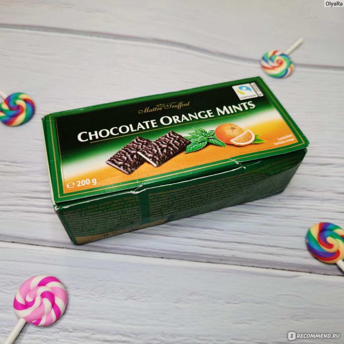 РљРѕРЅС„РµС‚С‹ Maitre Truffout Chocolate Mints 200