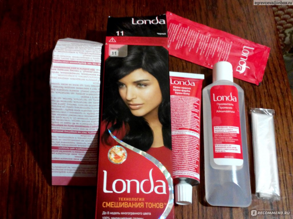 Лонда для крашенных волос в домашних условиях