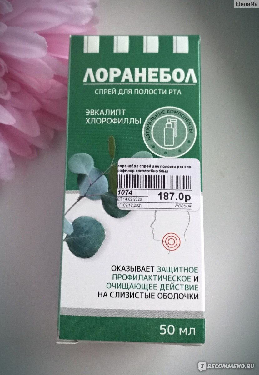 Спрей для полости рта ООО "Эксперт Био" ЛОРАНЕБОЛ - «★ Покупала при ...