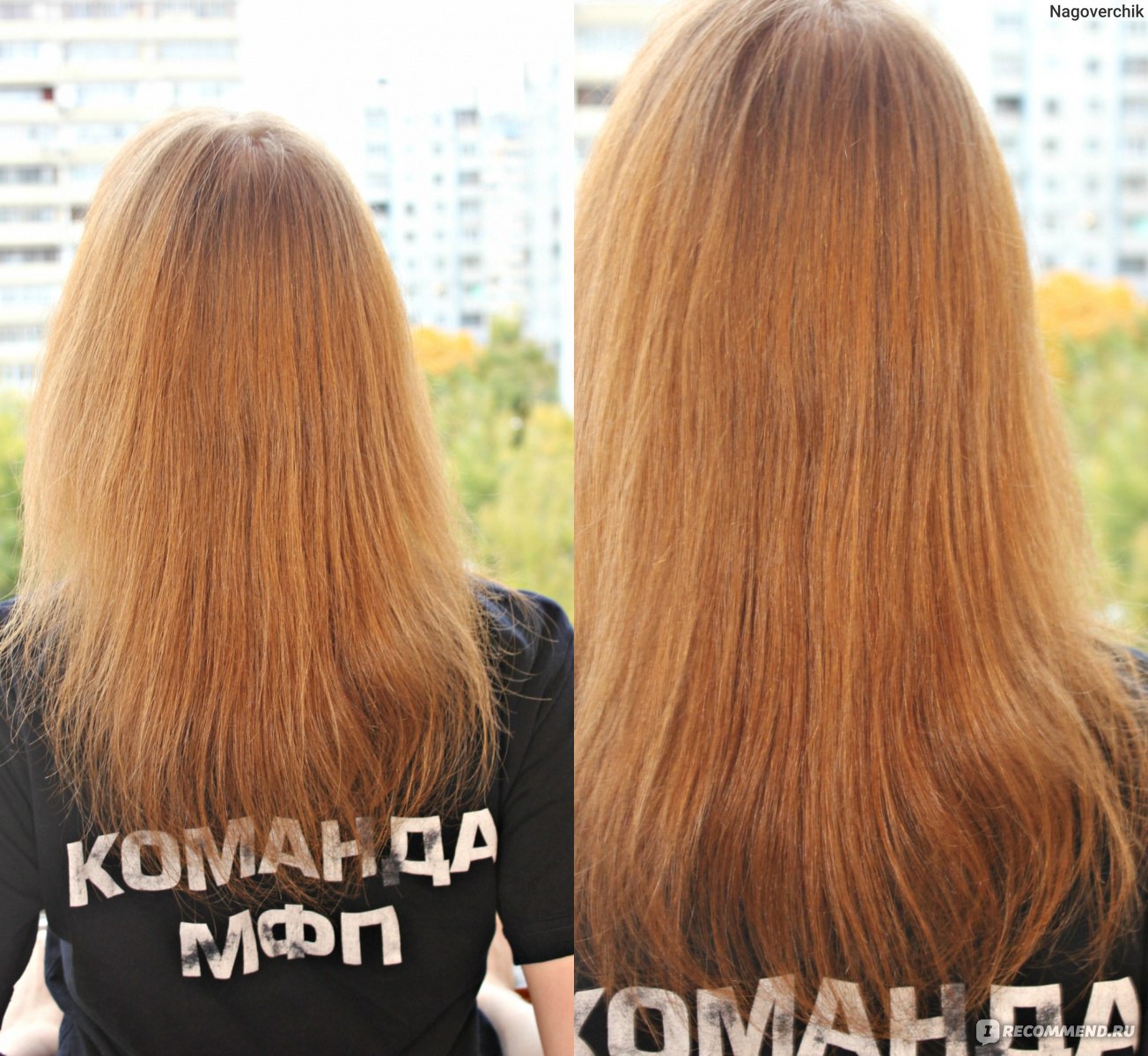 Горчица для волос до и после