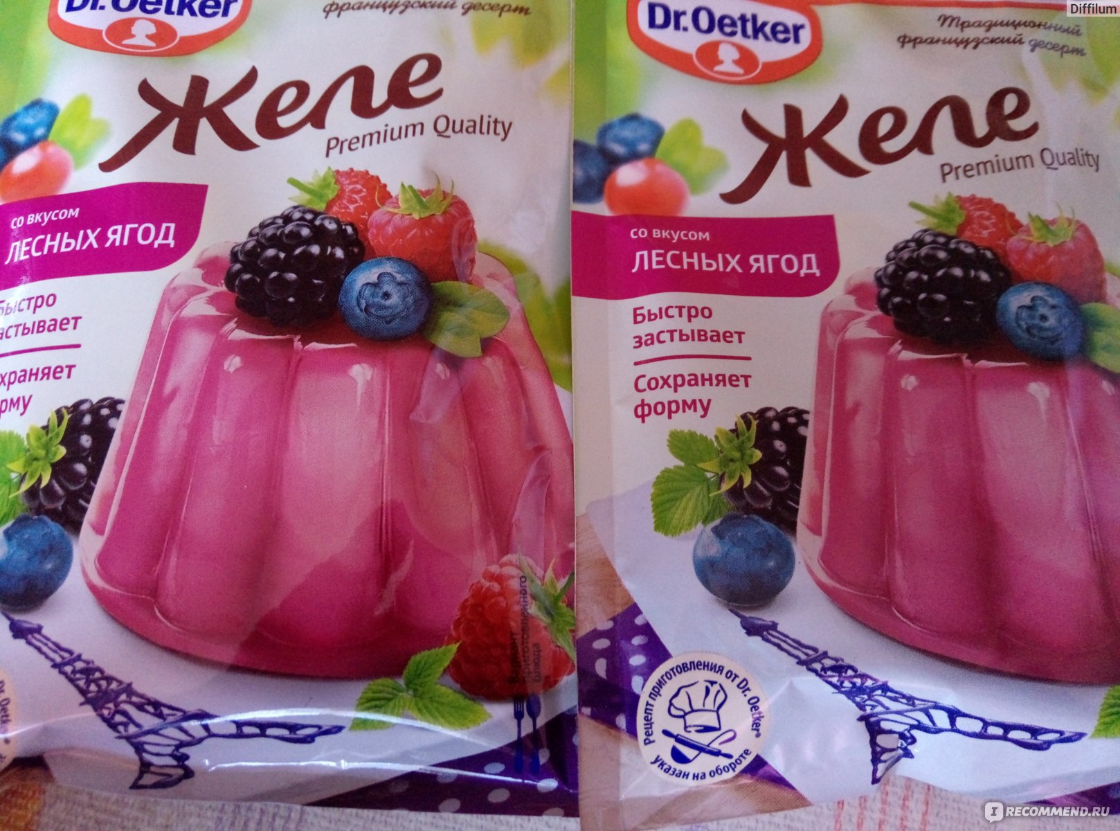 Р–РµР»Рµ Dr Oetker