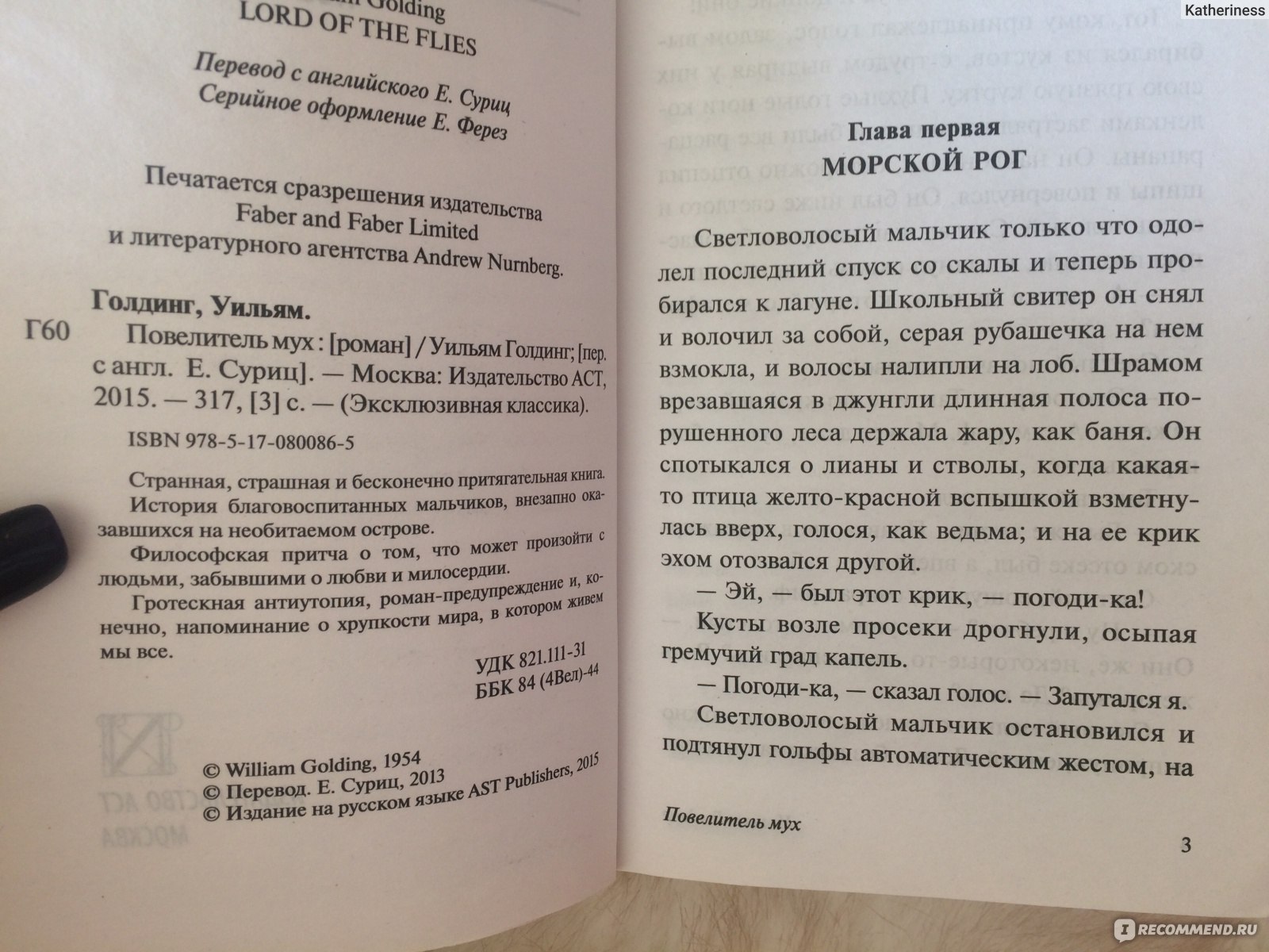 Повелитель мух, Уильям Голдинг - «Книга, которую должен прочитать ...