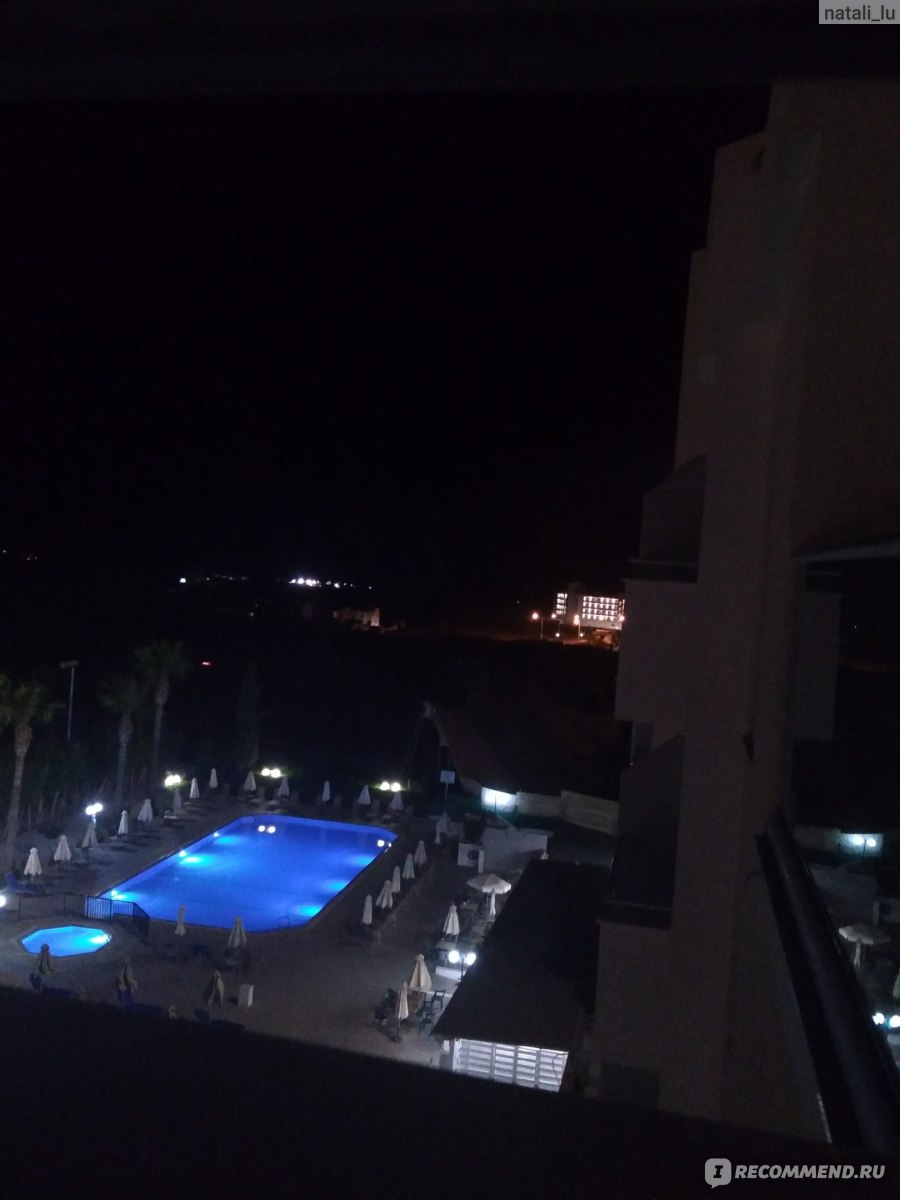Вид с балкона вечер