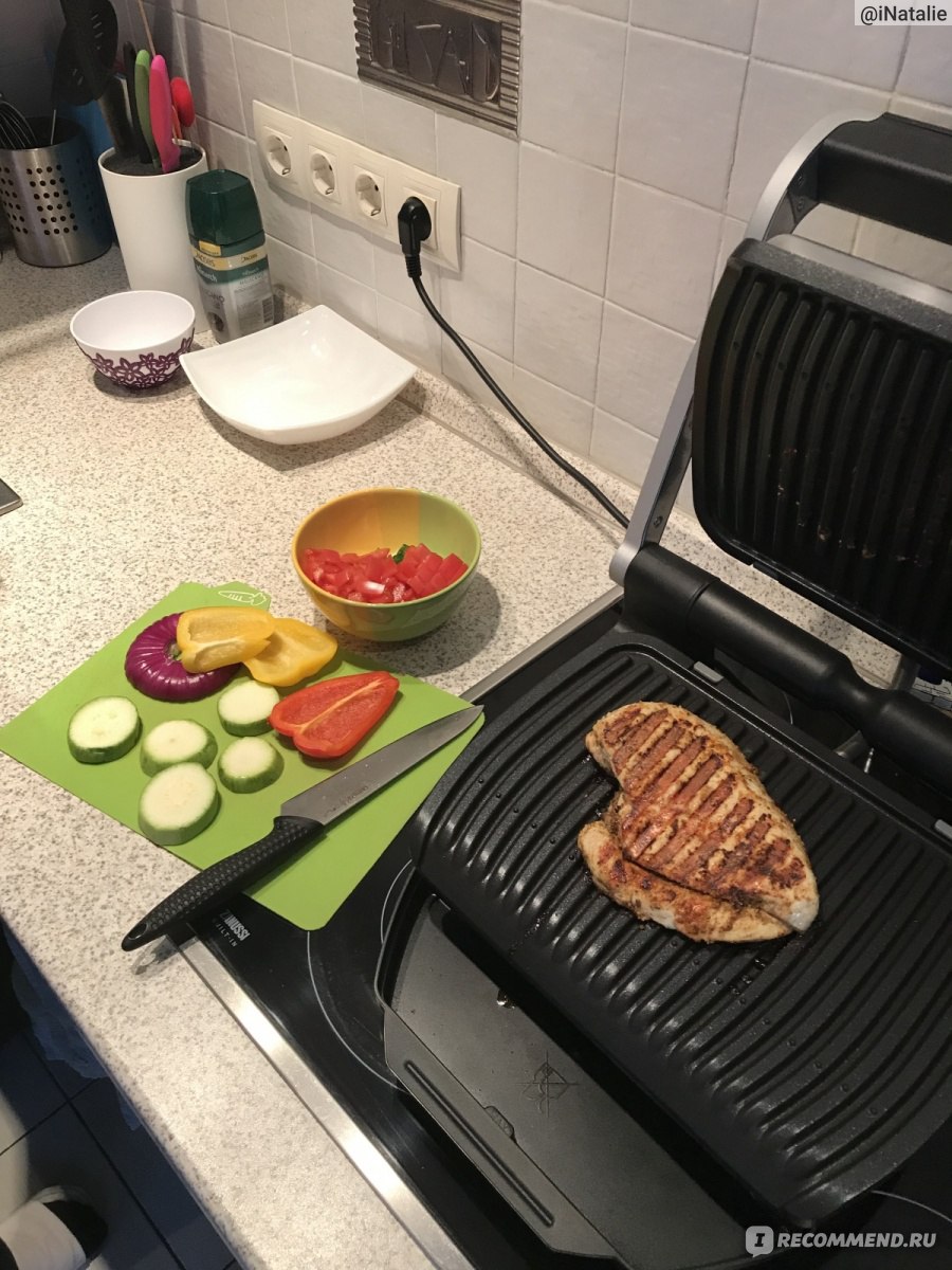 Гриль Tefal Контактный OptiGrill Initial grill GC706D - «Гастрономический  отзыв спустя ПОЛТОРА ГОДА использования: ЛУЧШИЙ ГРИЛЬ для дома. Объясню,  чем лучше предыдущих моделей Tefal и конкурентов Redmond» | отзывы