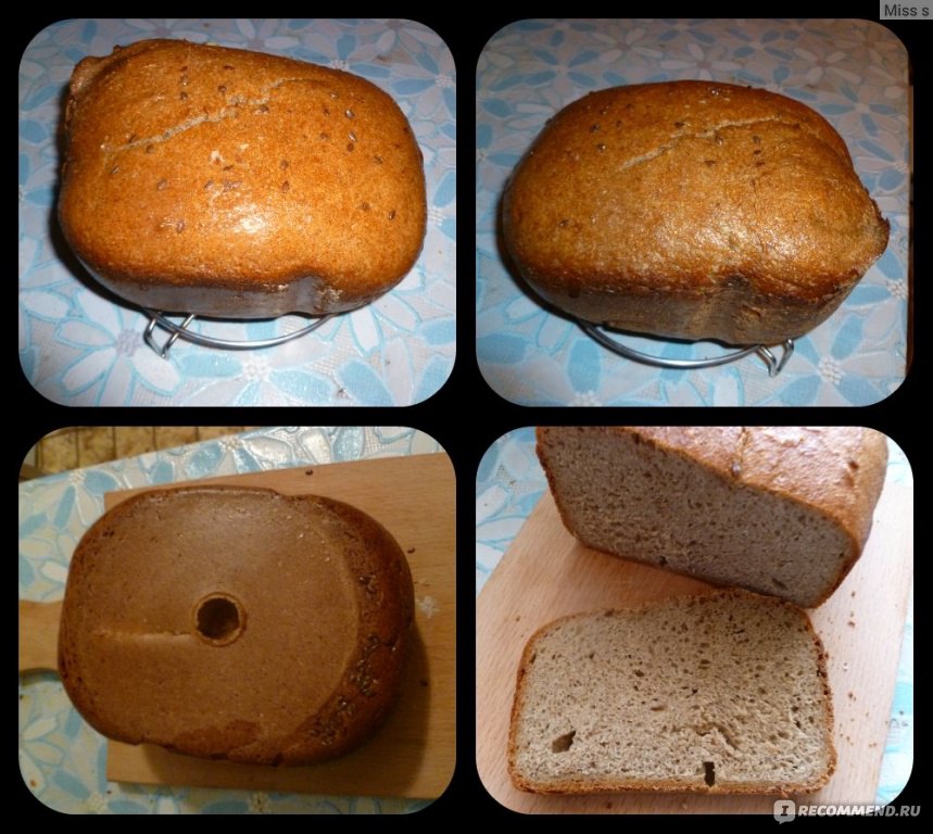Ржаной хлеб в хлебопечке 
