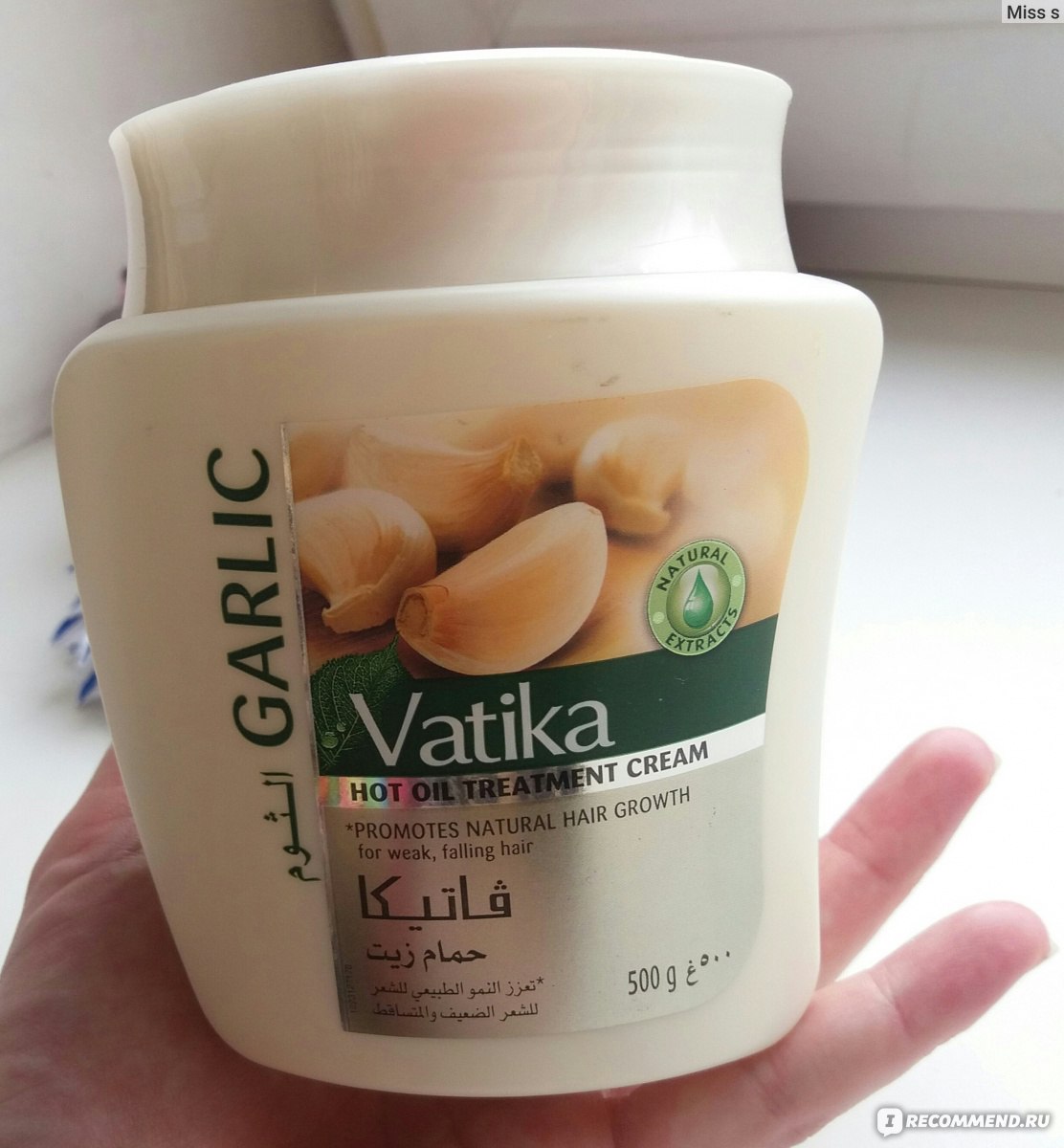 Маска для волос vatika garlic с экстрактом чеснока