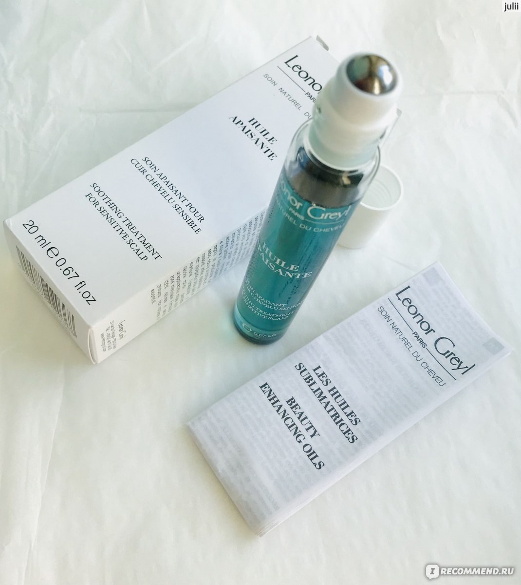 Масло для кожи головы Leonor Greyl Huile Apaisante For Sensitive Scalp ...