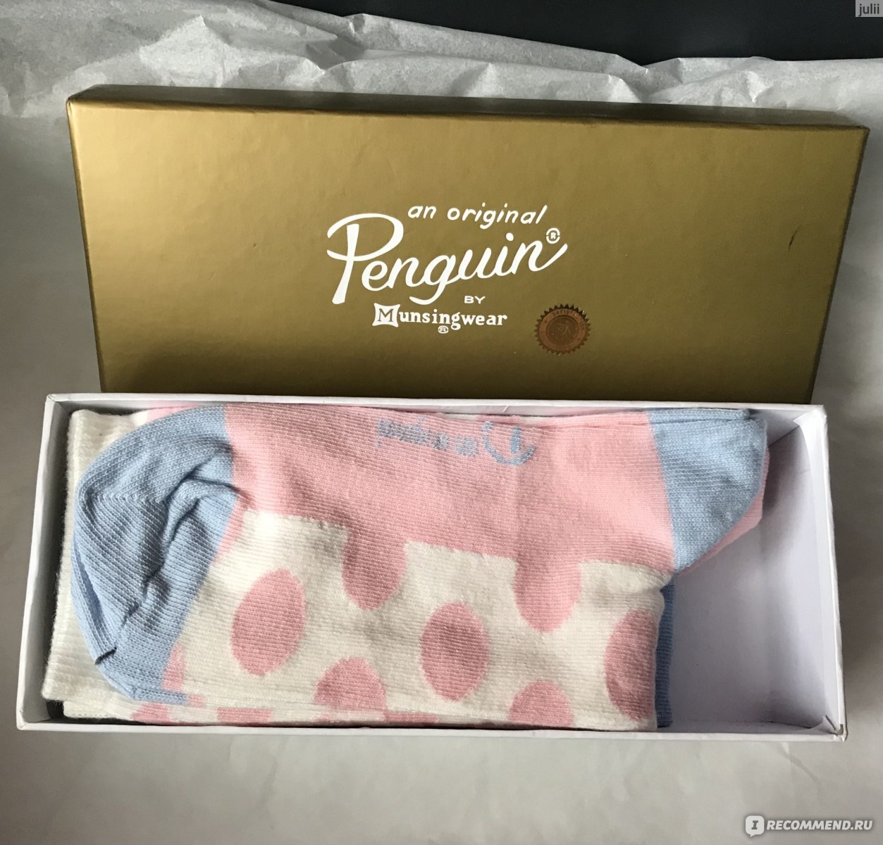 Носки женские Penguin Gift box арт.1147869 - «Нежные носки с пингвинами:  для дома и приятного сна » | отзывы