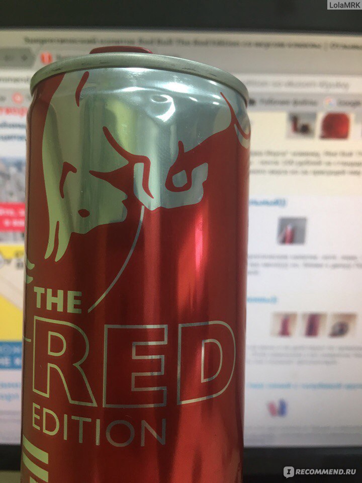 Энергетический напиток Red Bull The Red Edition со вкусом клюквы ...