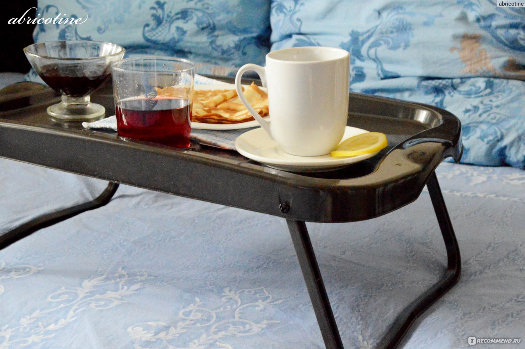 Столик для завтрака бамбук, 50х30х4 см, прямоугольный, G11-M047-1