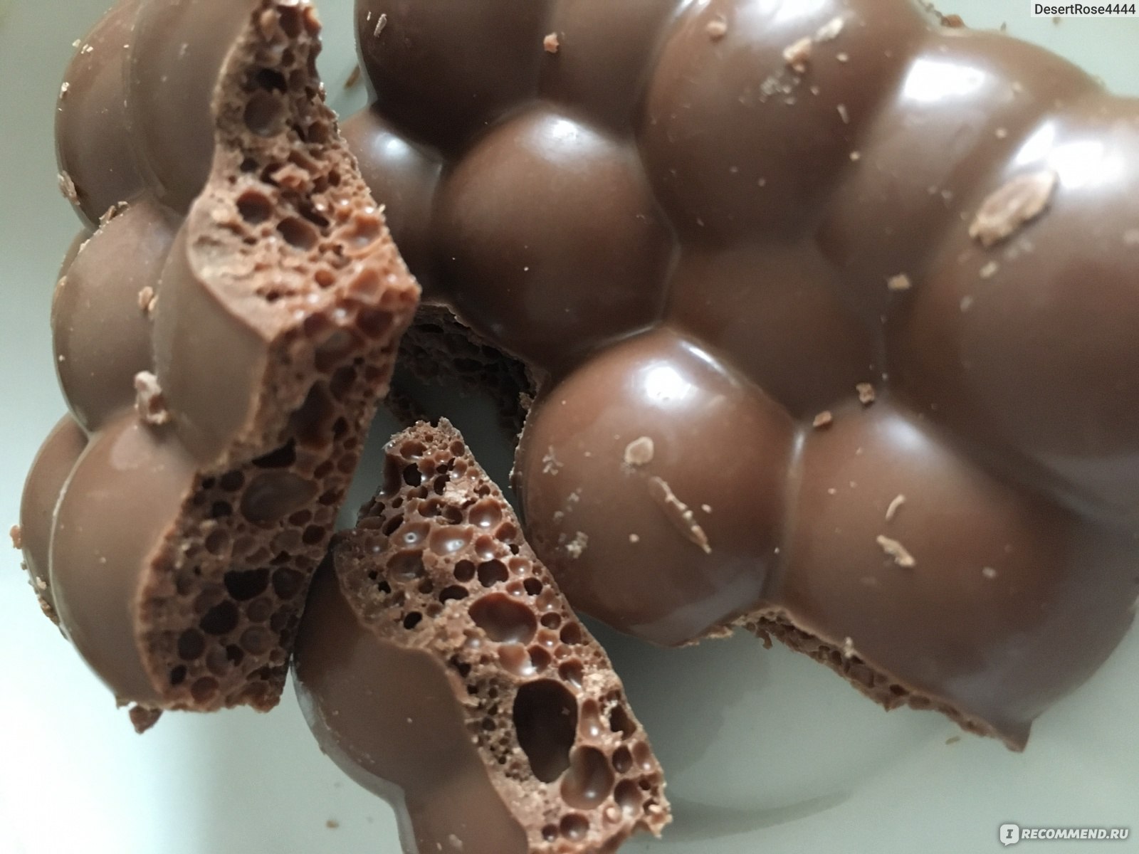 Porous Chocolate pieces