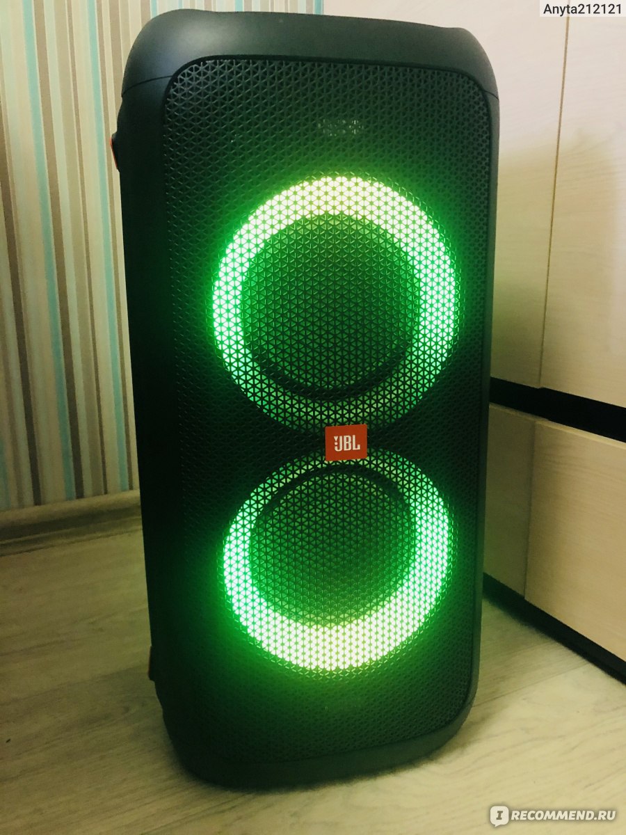 Портативная колонка JBL PartyBox 100 - «Держит марку!» | отзывы