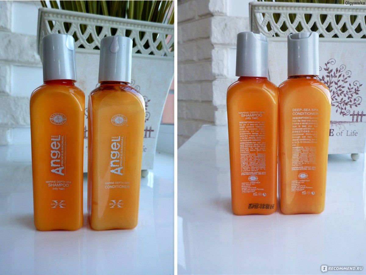 Кондиционер для волос angel professional marine depth spa conditioner