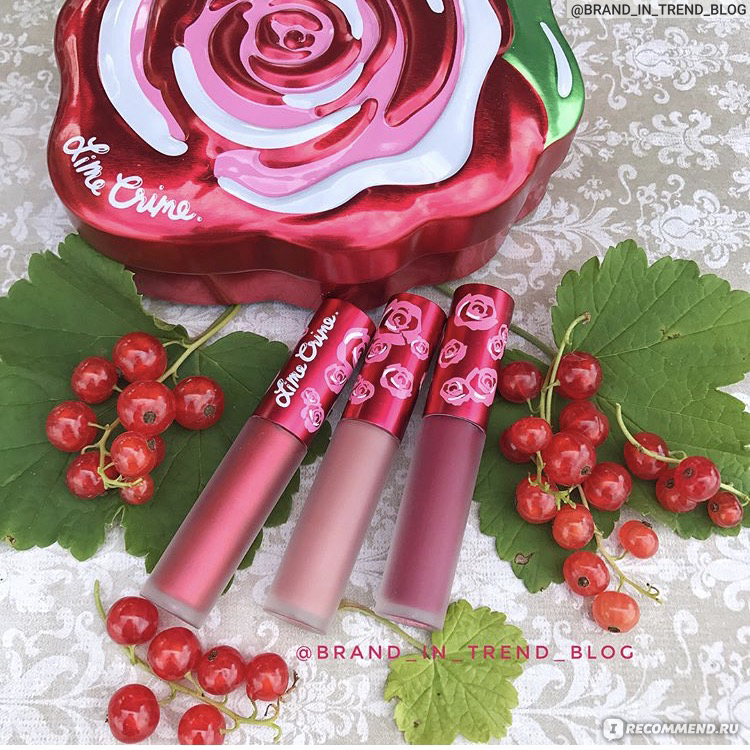 Помада Lime Crime Red Rose