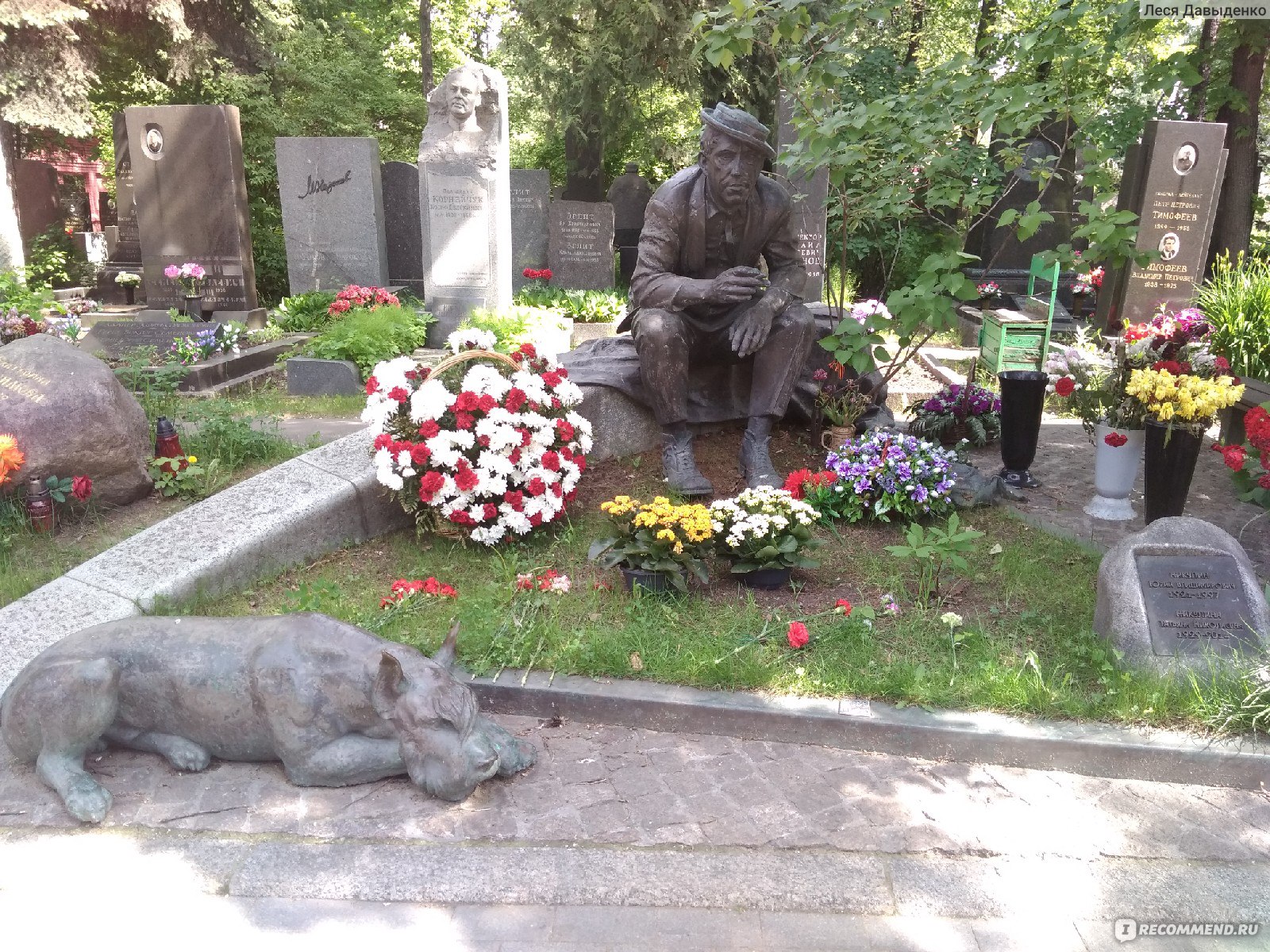 Памятник вячеславу тихонову на новодевичьем кладбище фото