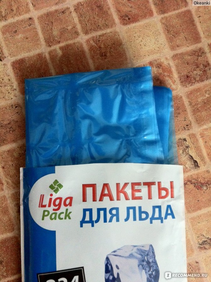 Пакеты для льда Liga pack 224 кубика фото