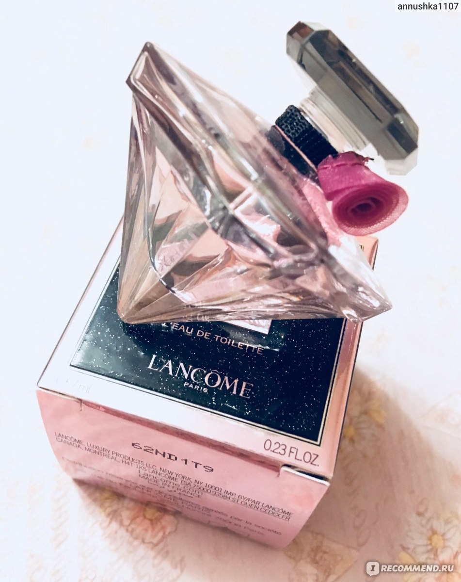 Ланком отзывы. 481 Lancome Tresor l'Eau de Toilette 1мл. Люсия флакон оригинале.