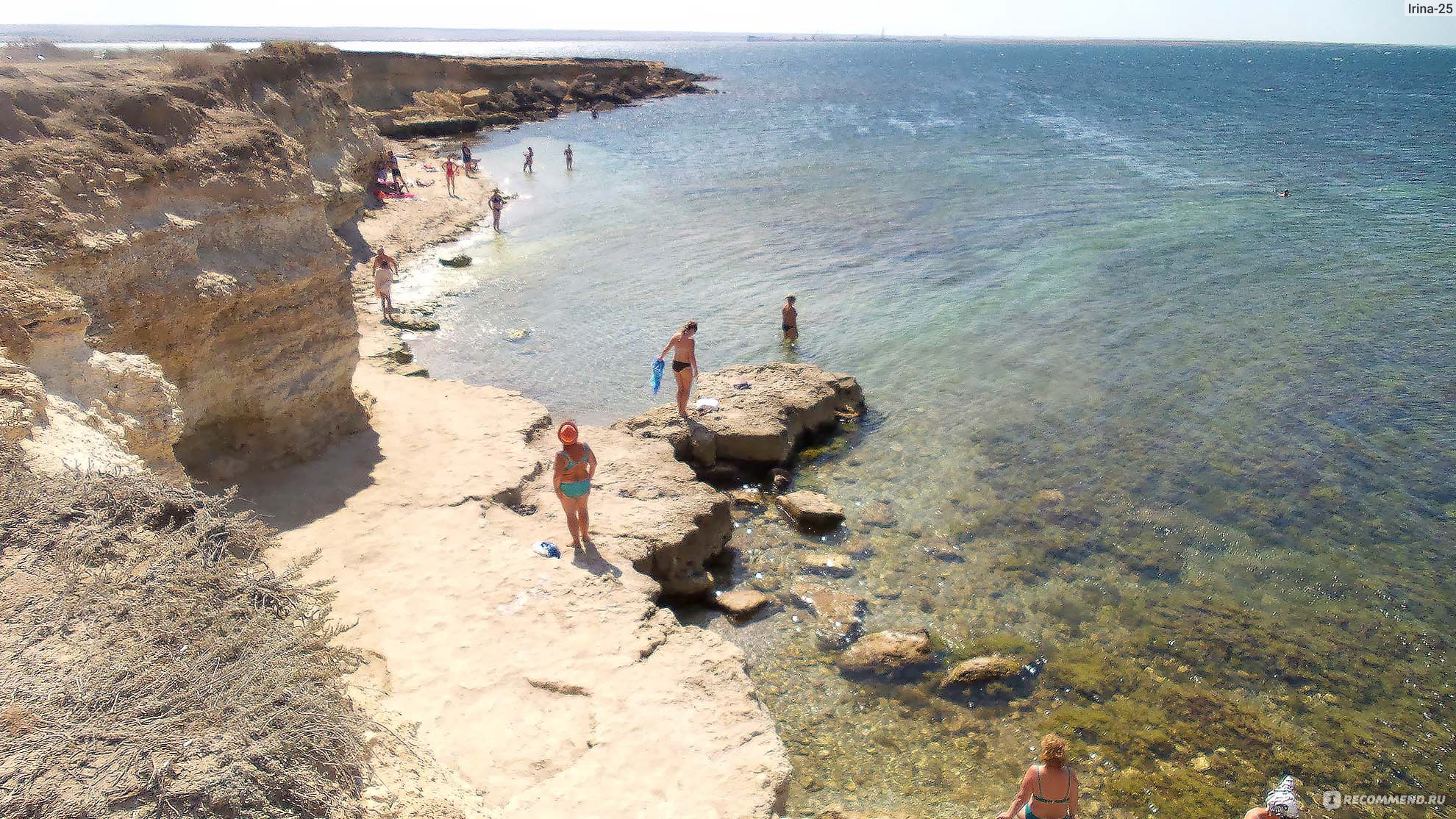 Межводное Крым пляж чистая вода
