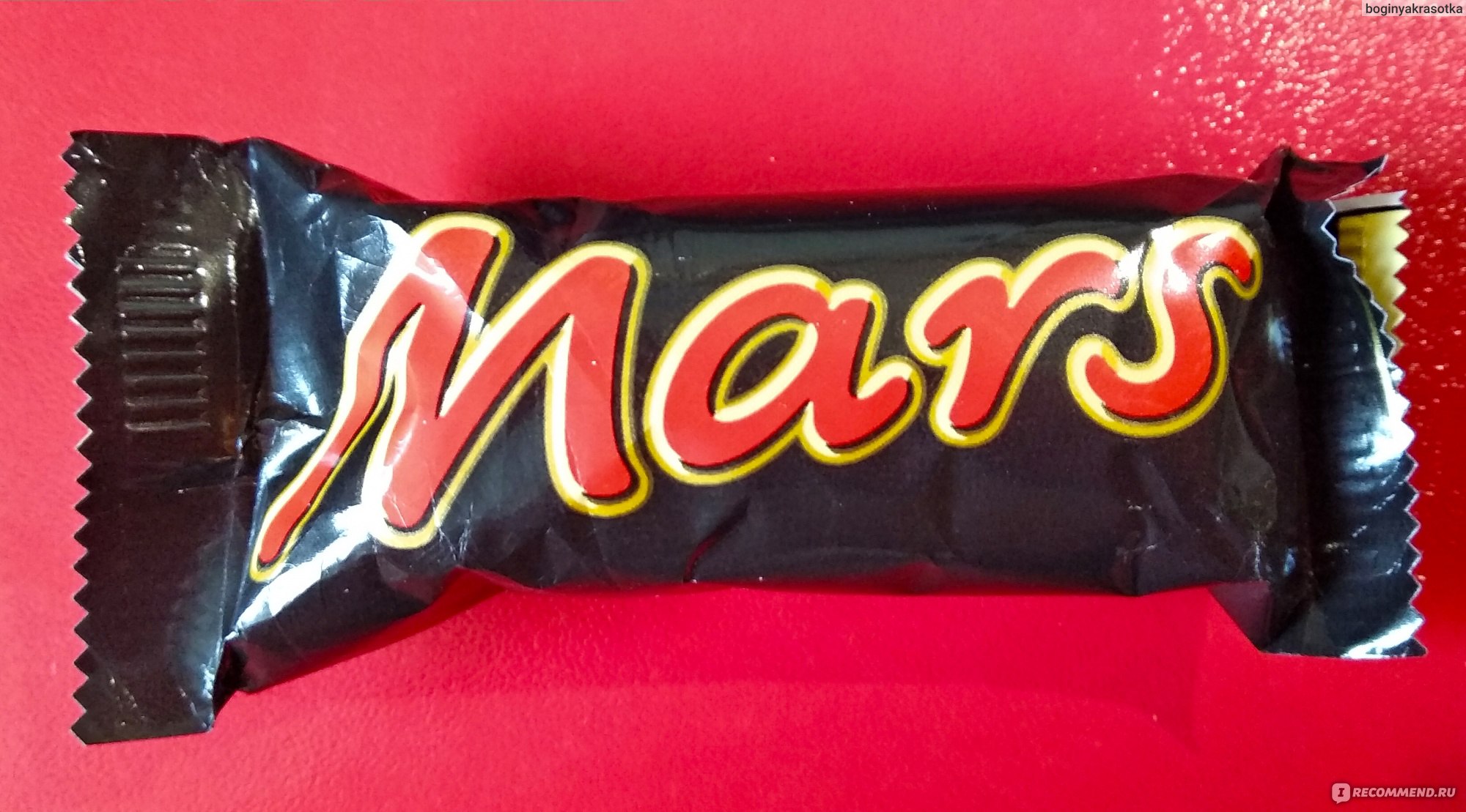 Mars конфеты в разрезе
