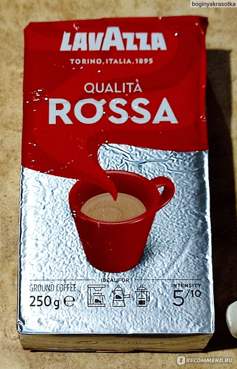 Кофе молотый LAVAZZA Qualita Rossa - «Я не люблю кислинку в кофе, но много  сливок или молока спасут положение.» | отзывы