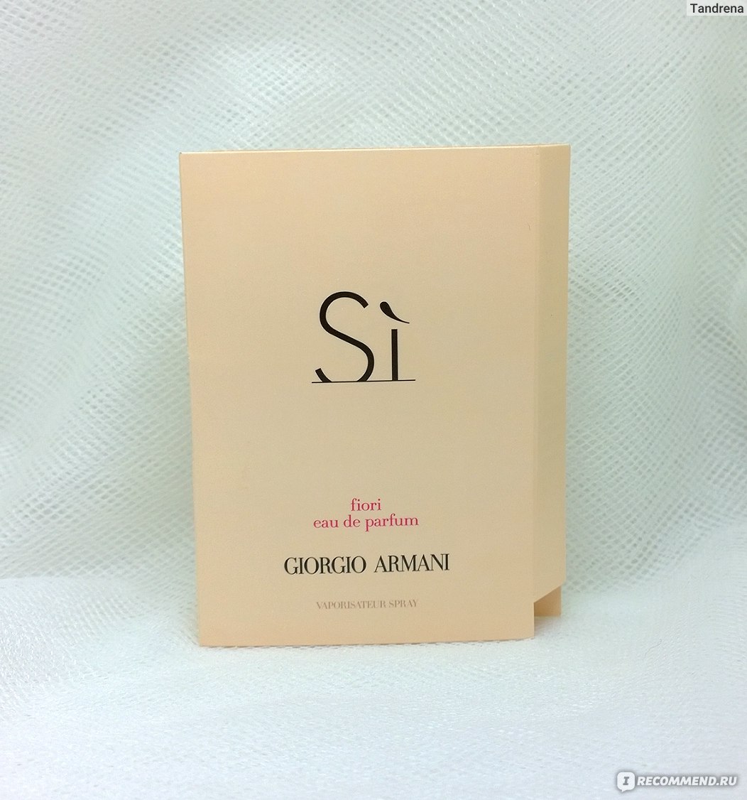 parfum si fiori giorgio armani