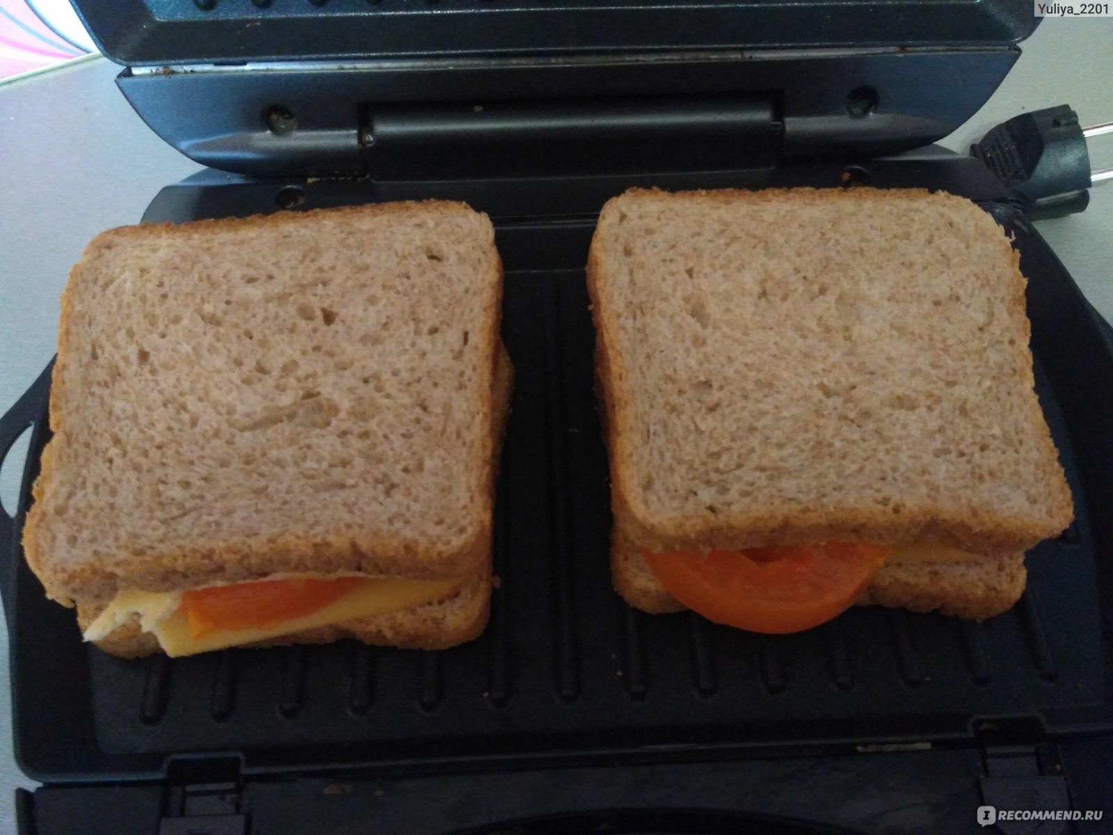 Горячие бутерброды в тостере