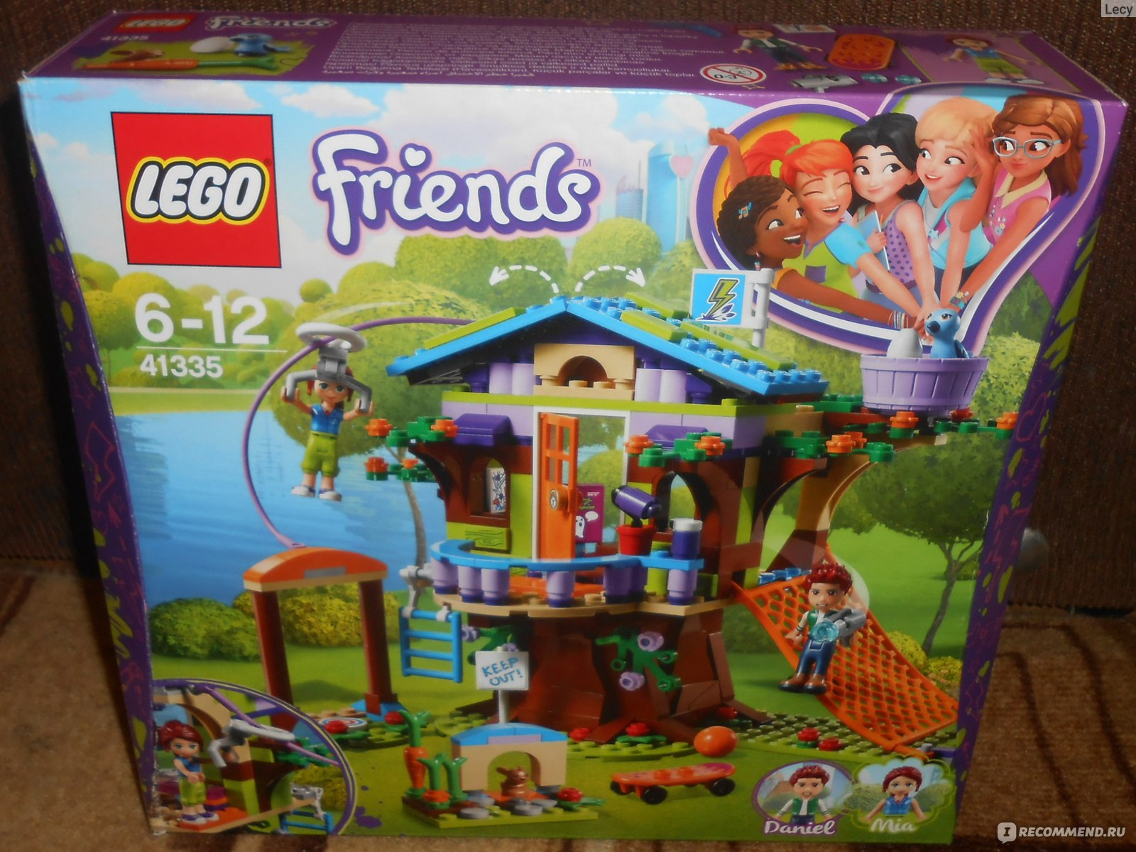 Lego Friends Конструктор 41335 Домик Мии на дереве - «отличный  конструктор,очень интересно собирать и играть.» | отзывы