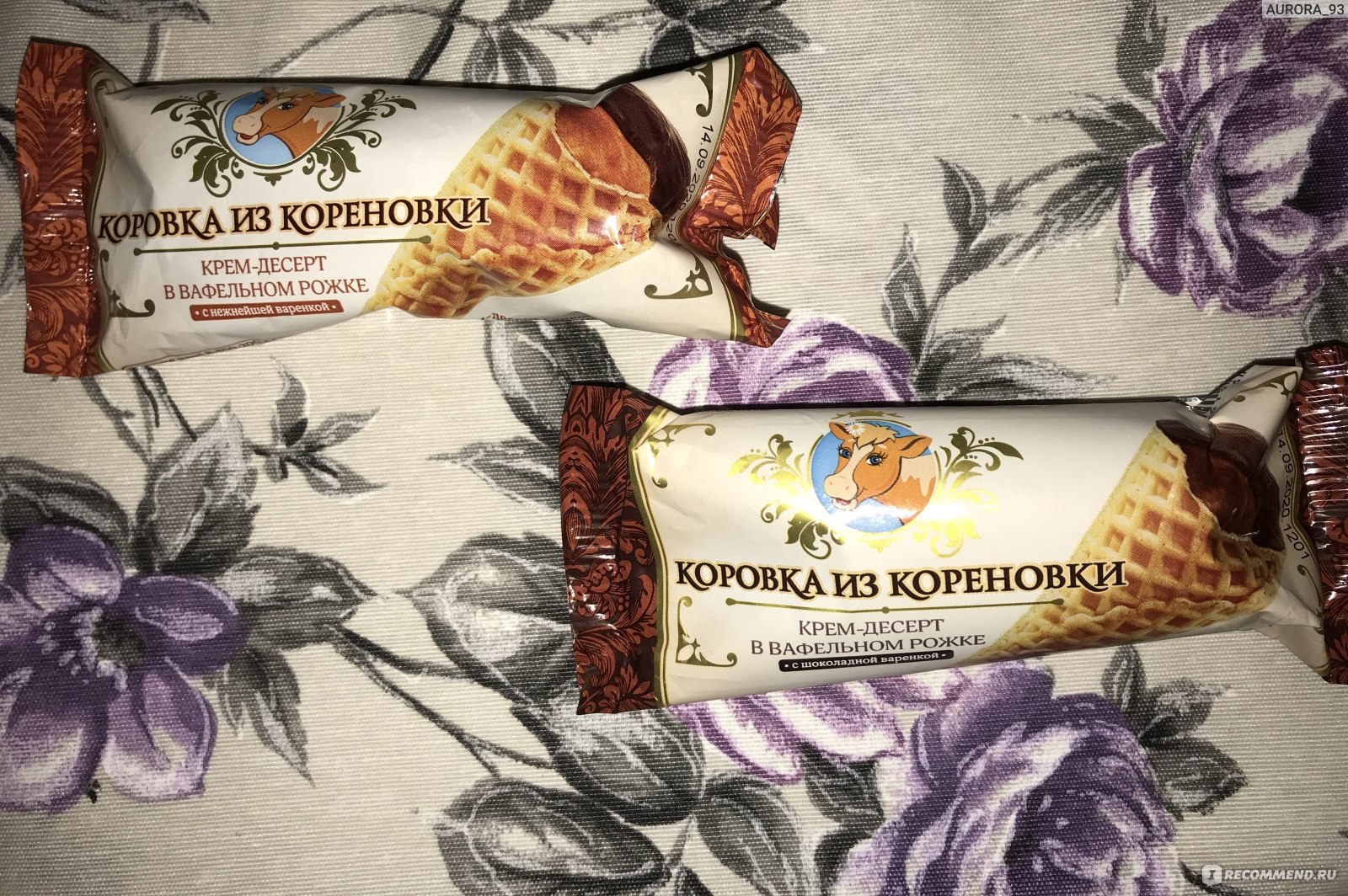 Крем десерт коровка из кореновки