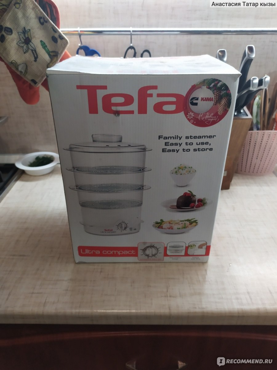 Пароварка Tefal Ultra Compact - VC1002 - «Манты как в узбекском ресторане.  Неожиданно полезная в хозяйстве вещь.» | отзывы