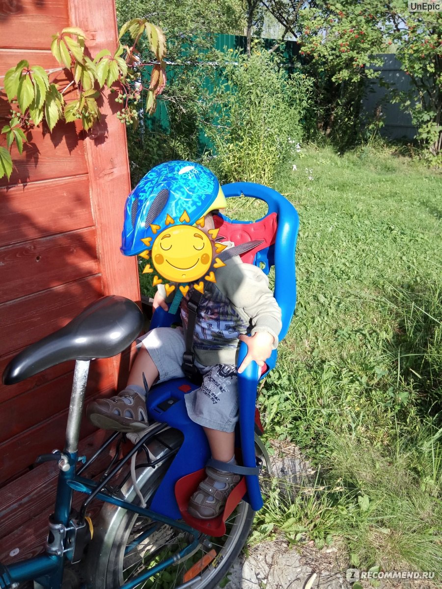 детское велосипедное кресло pepe