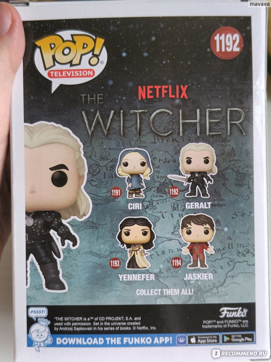 Фигурка Funko Pop! Television The Witcher Geralt - «На третьем десятке  начать собирать Фанко? А чё б нет? Фигурка сериального Геральта» | отзывы