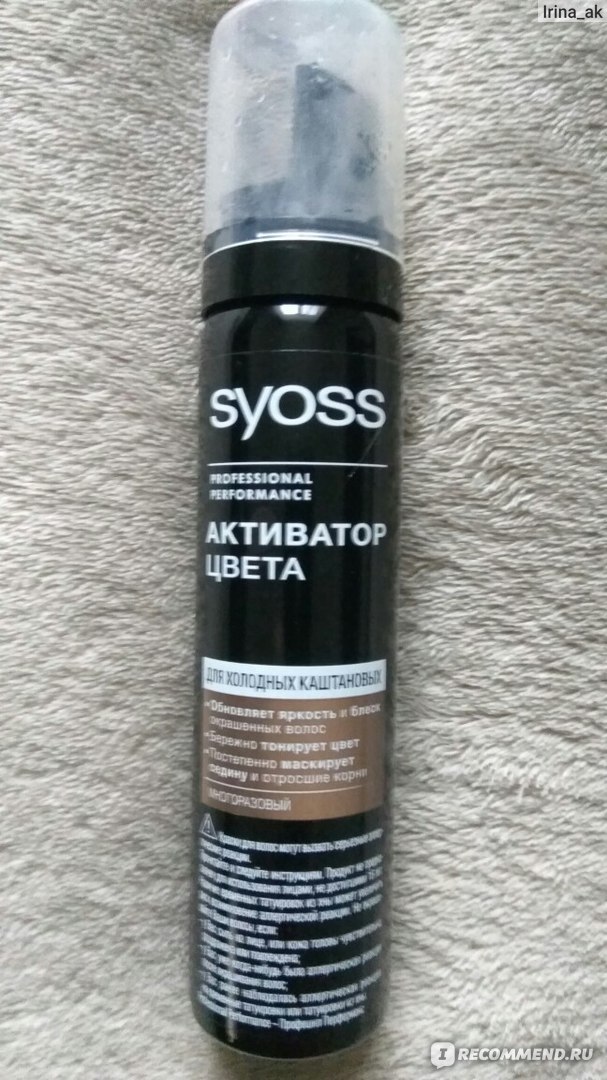 Тонирующий мусс для волос SYOSS "Активатор цвета" Color Refresher ...