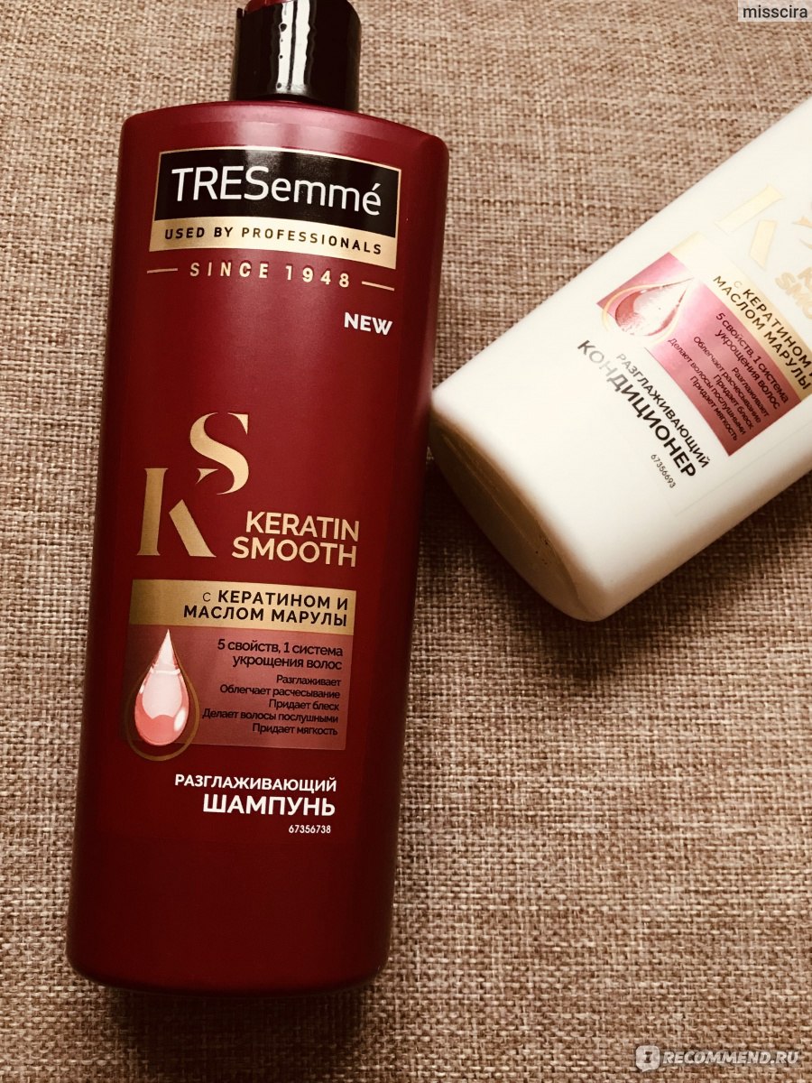 Шампунь TRESemme Разглаживающий для волос Tresemme Keratin Smooth с  кератином и маслом марулы - «Бюджетный и рабочий. И почему я не попробовала  тебя раньше?» | отзывы