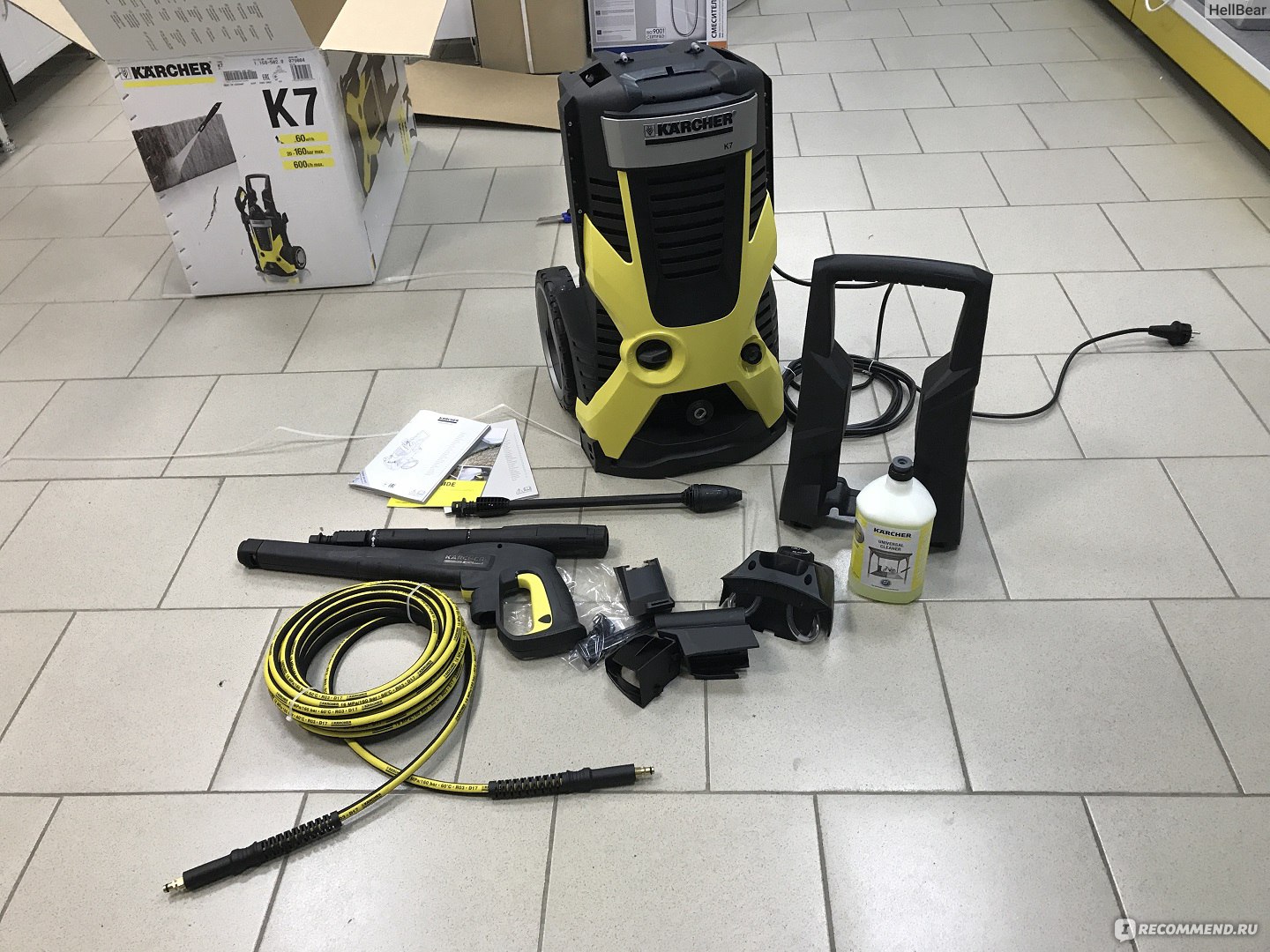 Автомойка Karcher K7 - «Избыточная производительность и мощность для дома и  одного автомобиля.» | отзывы