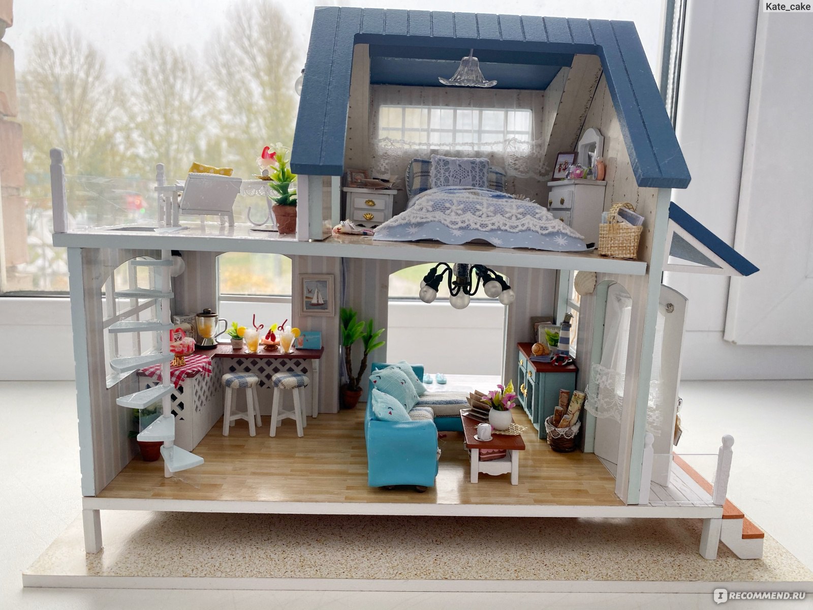 Как сделать дом для куклы своими руками? Большой дом с мебелью для кукол Барби
