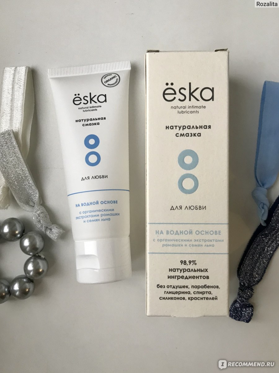 Интимный гель-смазка Eska натуральная смазка - «Гель-смазка Eska ...