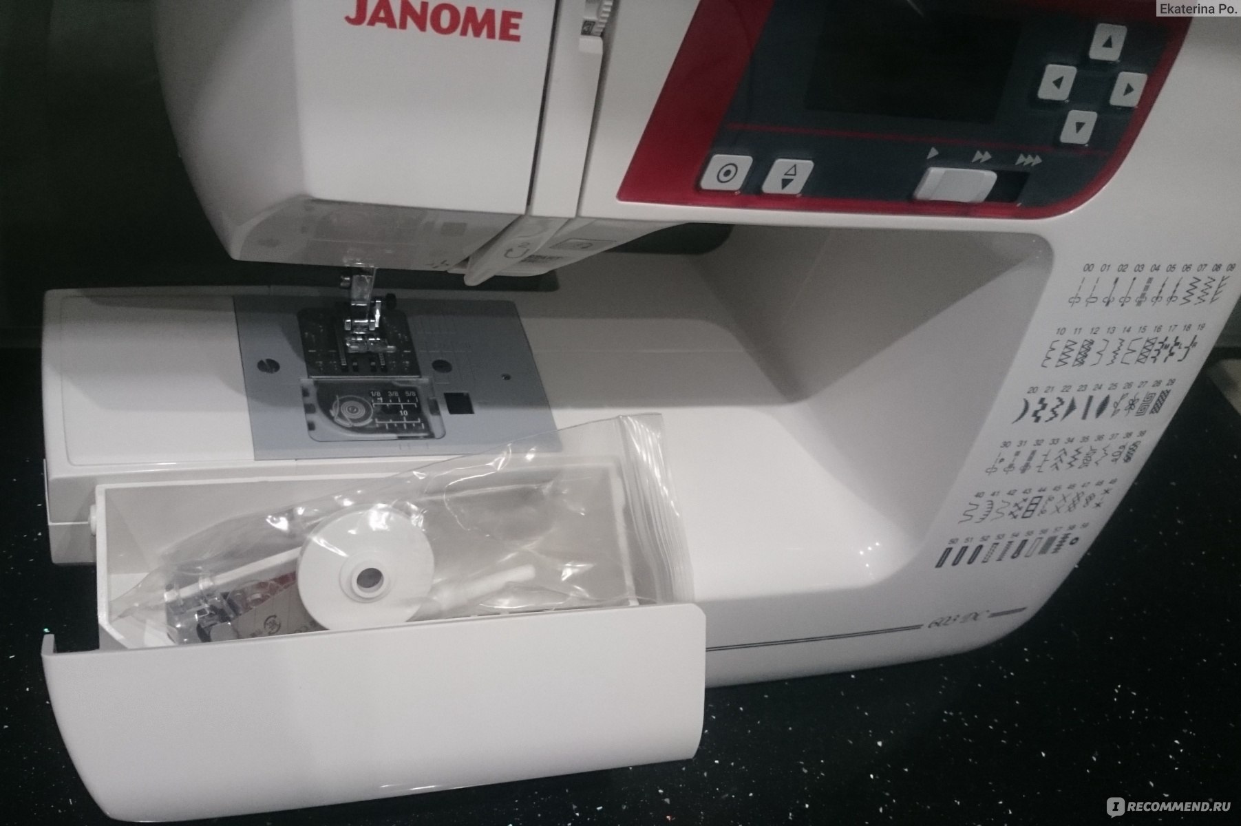 Швейная машина Janome 603 DC - «Швейная машина Janome 603 DC Моя прелесть!  Много подробных фото, для самых пытливых будущих рукодельниц!» | отзывы