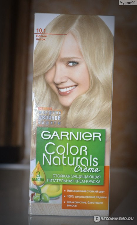 Garnier краска для волос color naturals 10 1 белый песок