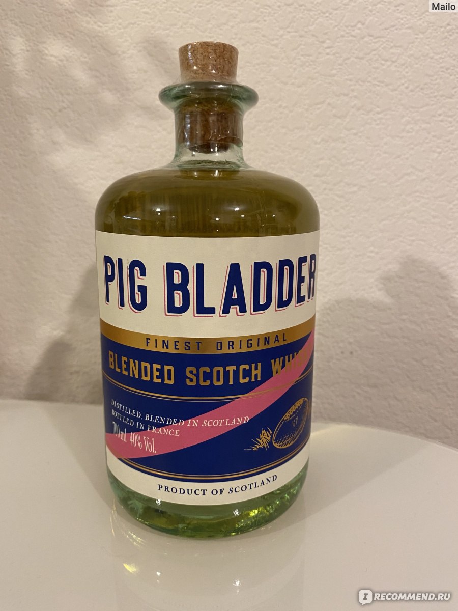 Виски Pig Bladder Finest original - «Простой купажированный виски со ...