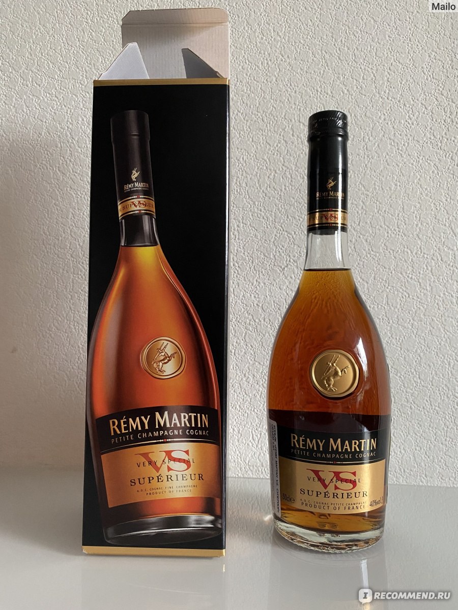 Коньяк REMY MARTIN VS - «Ничего особо запоминающегося» | отзывы