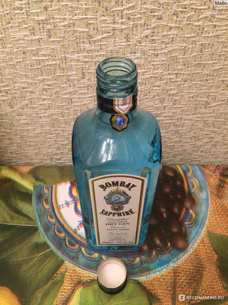 Джин Bombay Sapphire - «Неплохой, но переоцененный» | отзывы