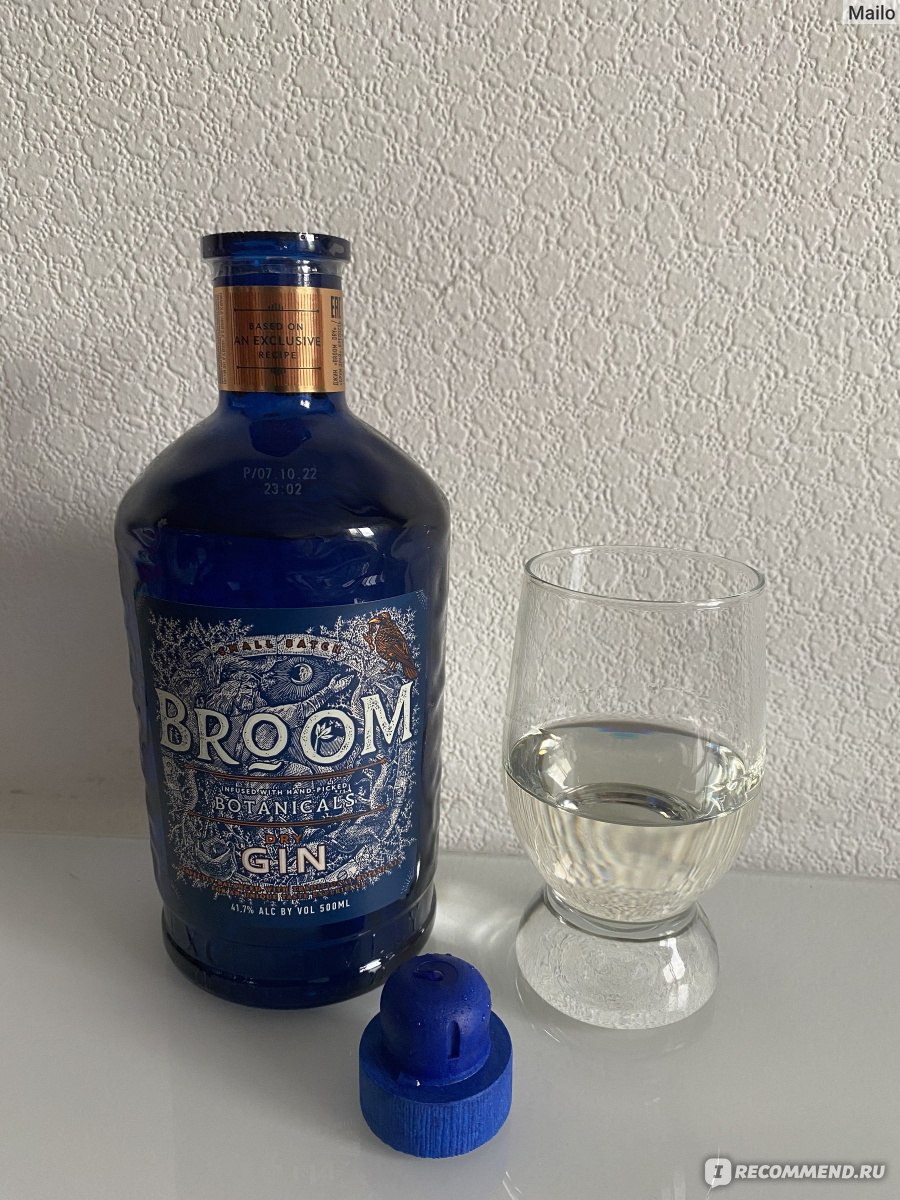 Джин Новые бренды Broom Dry gin - «Российский джин со специями» | отзывы